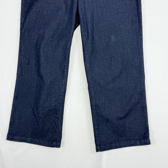 Woman Within Stretch Jeans Petite Size 16W Cotton, Polyester, Spandex Navy Blue - Picture 8 of 16